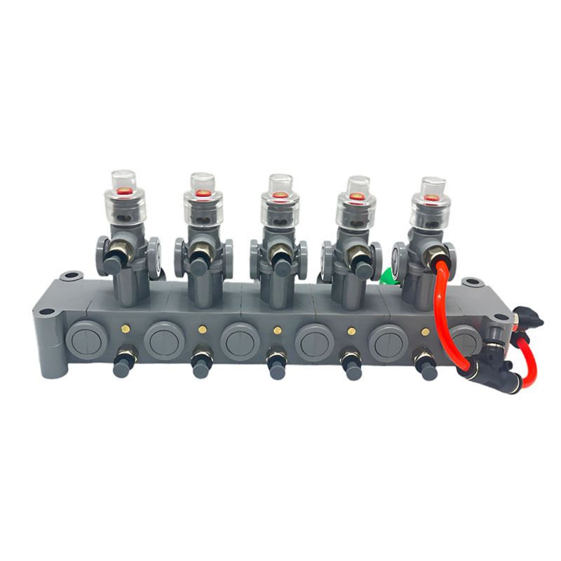 GY681 4仓塑料气动组合开关